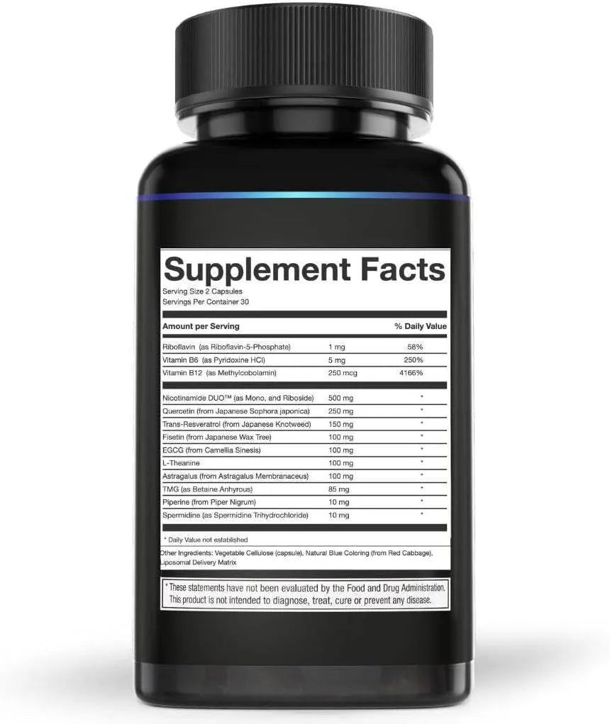 PERPETUA.LIFE AEON with Nicotinamide DUO® - Back View