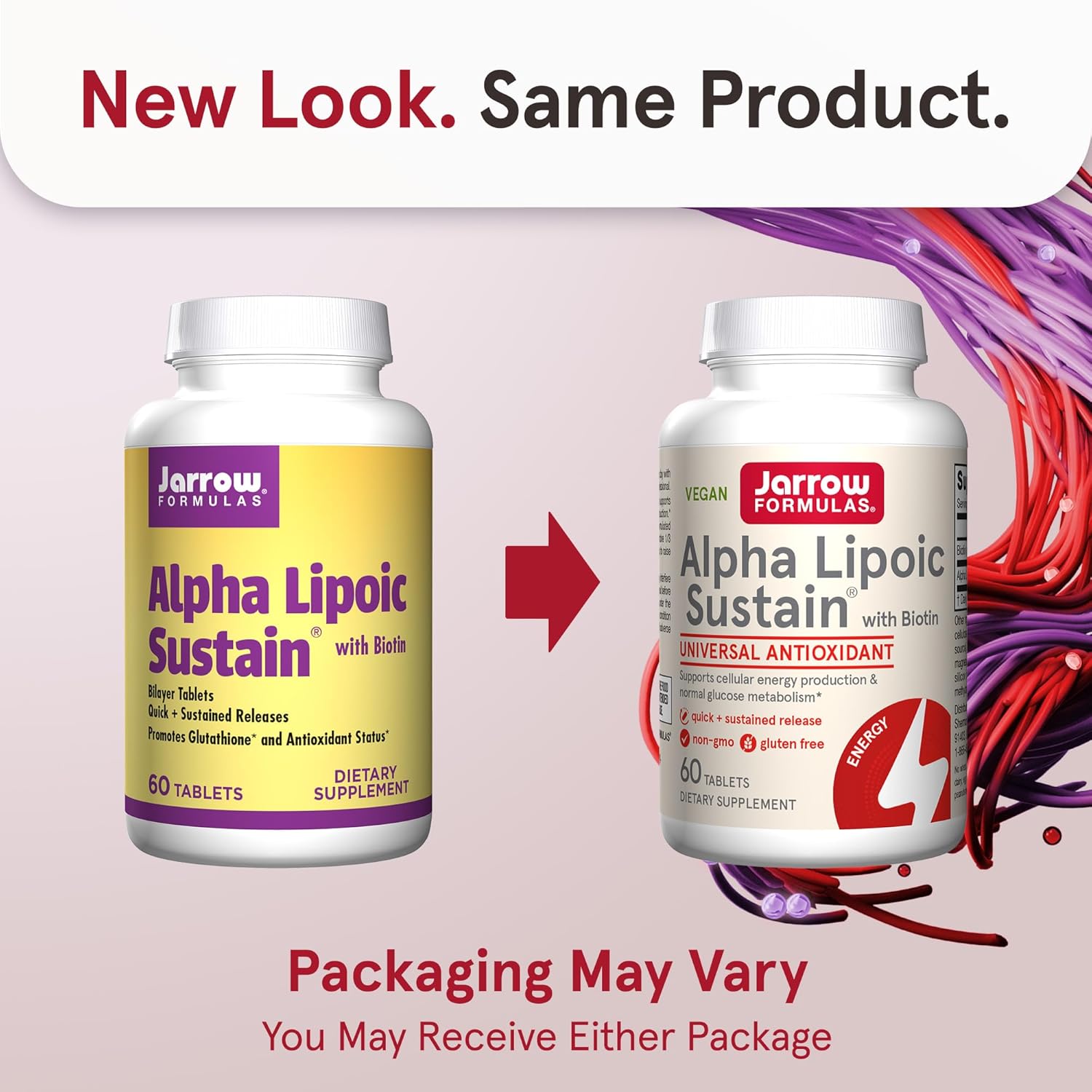 Jarrow Formulas Alpha Lipoic Sustain® - Back View