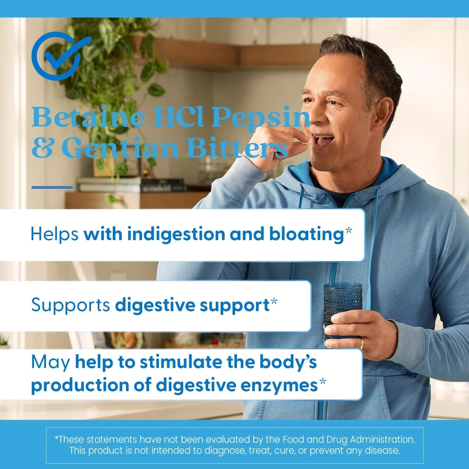 Doctor's Best Doctor's Best Betaine HCI Pepsin & Gentian Bitters - Ingredients View