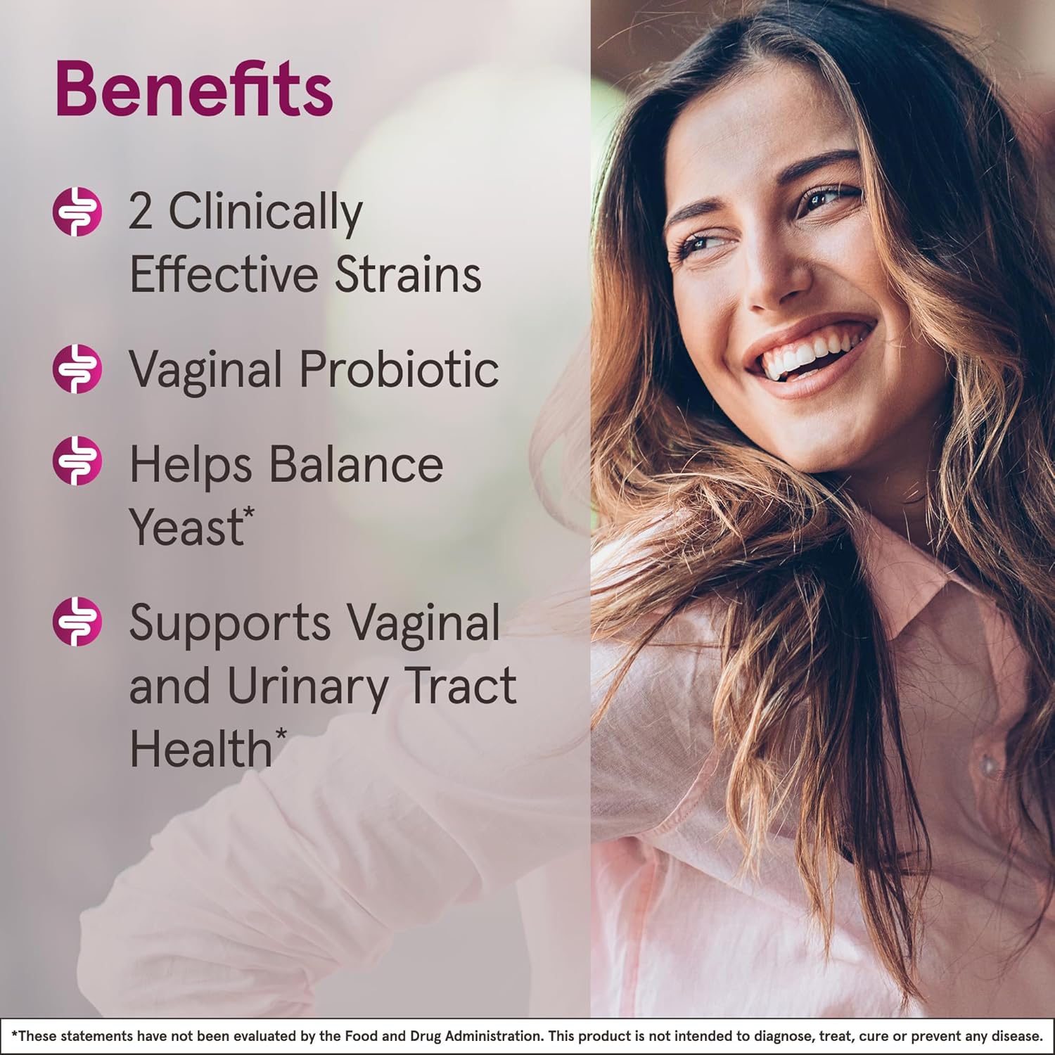 Jarrow Formulas Fem-Dophilus Vaginal Probiotics - Ingredients View