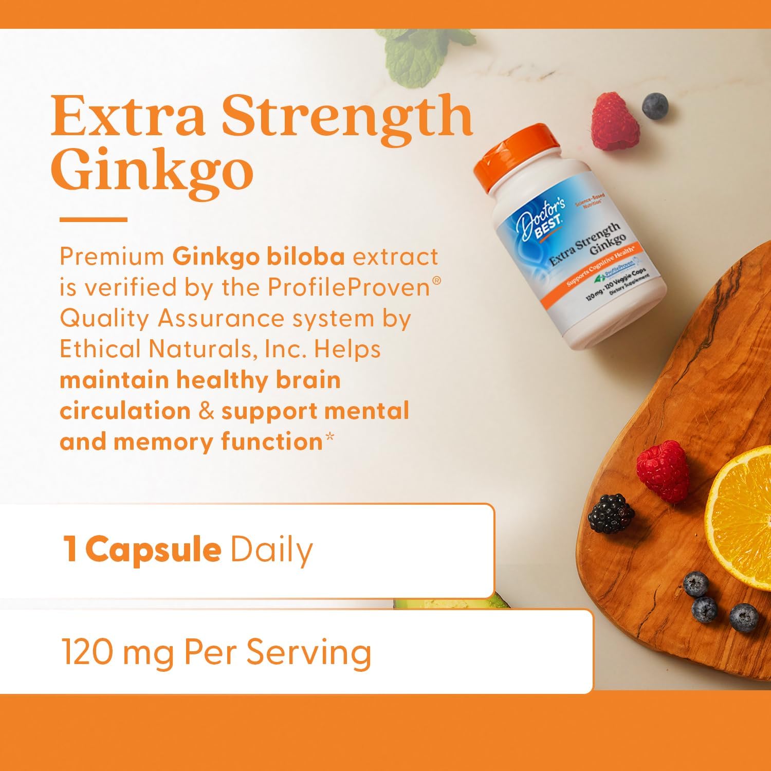 Doctor's Best Ginkgo Biloba Doctor's Best Extra Strength - Ingredients View