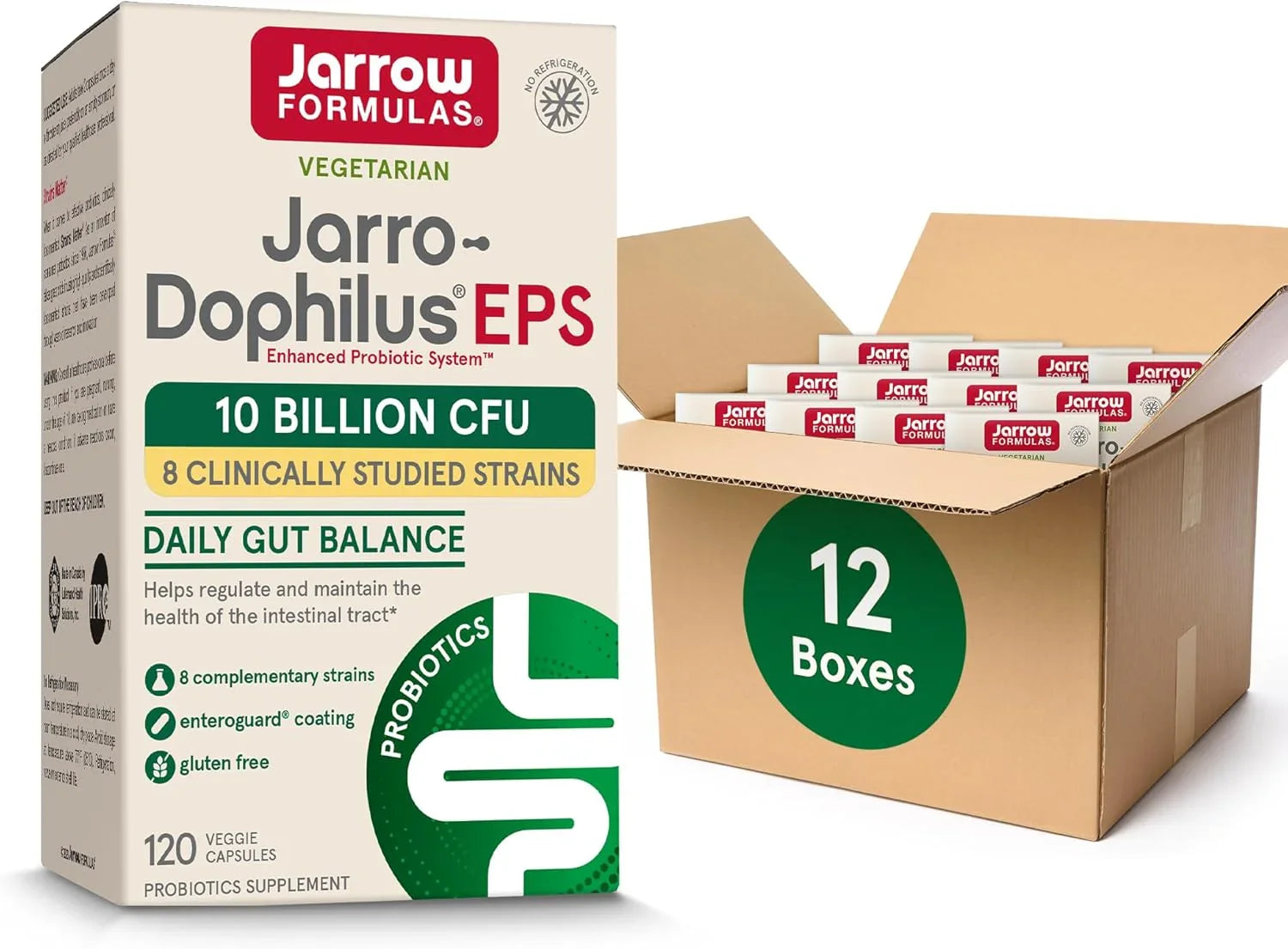 Jarrow Formulas Jarrow Formulas Probiotics 10 Billion CFU - Back View