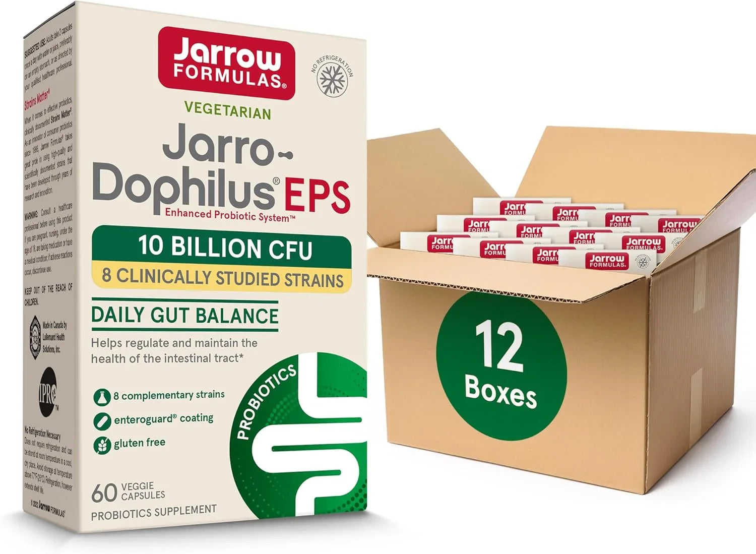 Jarrow Formulas Jarrow Formulas Probiotics 10 Billion CFU - Ingredients View
