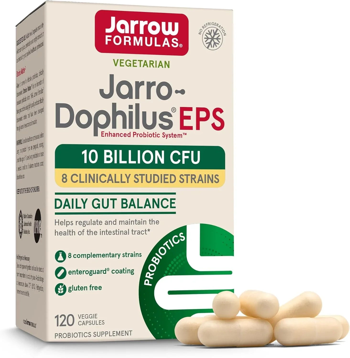 Jarrow Formulas Jarrow Formulas Probiotics 10 Billion CFU - Angle View
