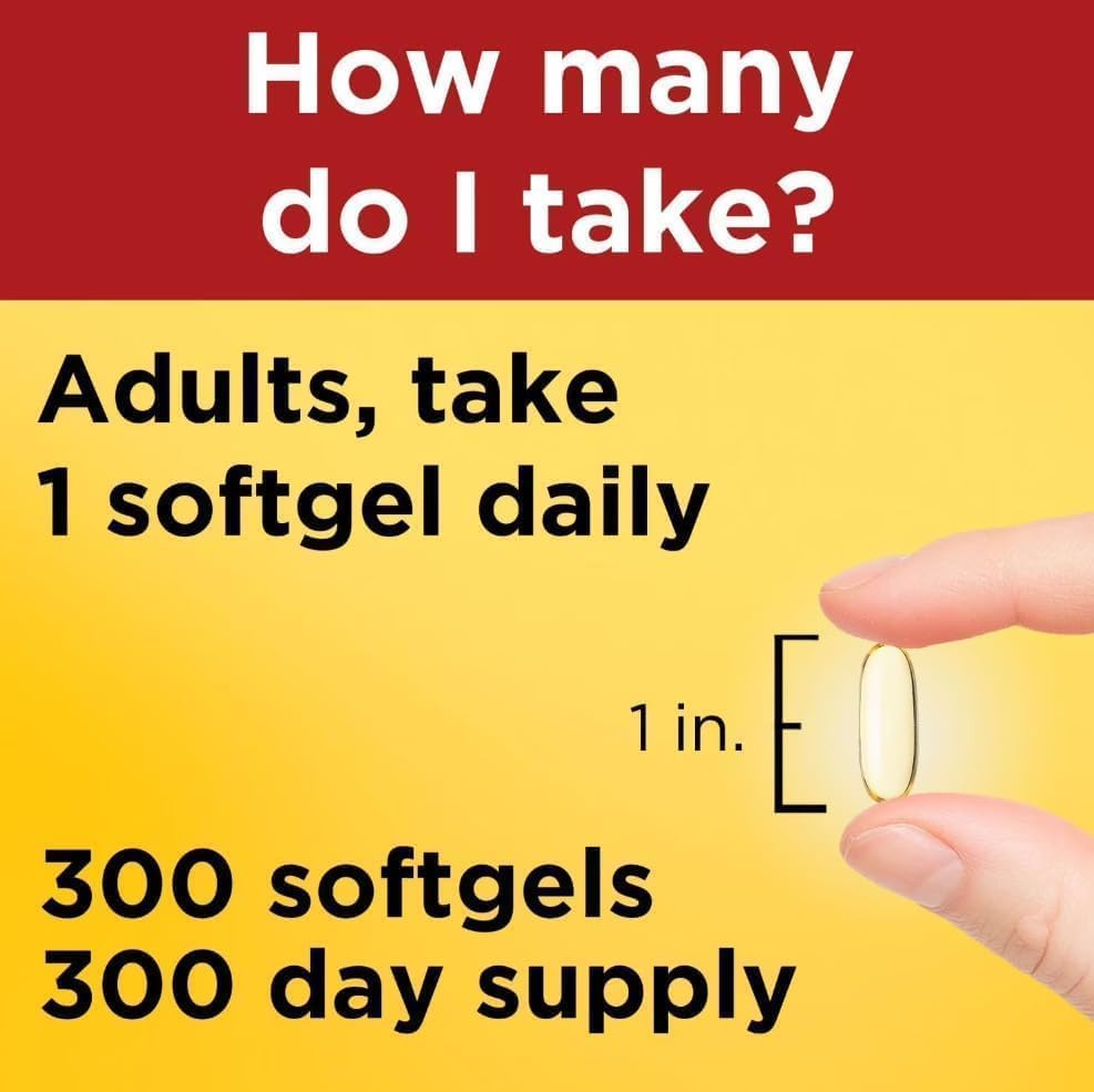 Nature Made Nature Made Flaxseed Oil 1400 mg Softgels, 300 ct. - Angle View