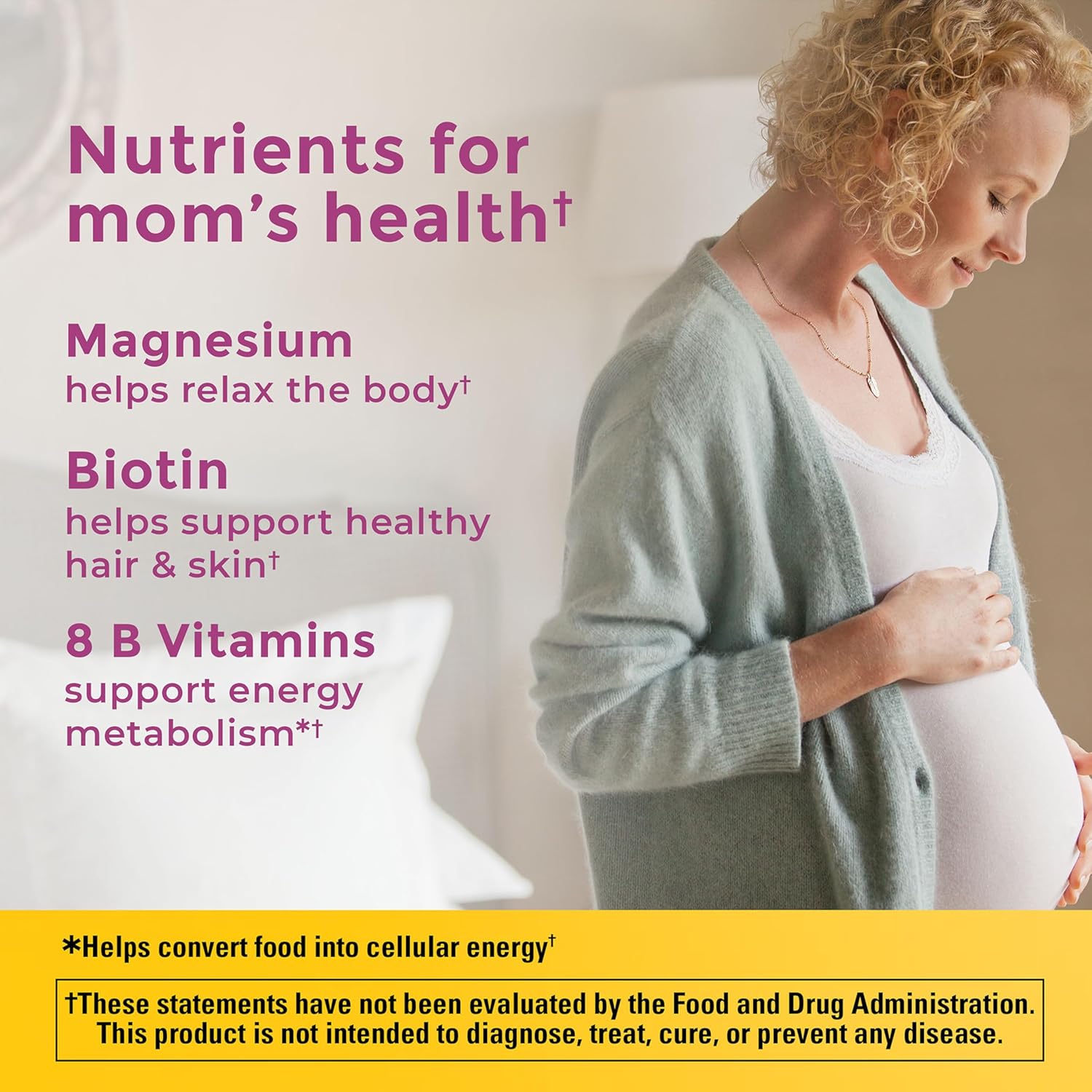Nature Made Nature Made Prenatal Vitamins for Women with Folic Acid + DHA - Back View