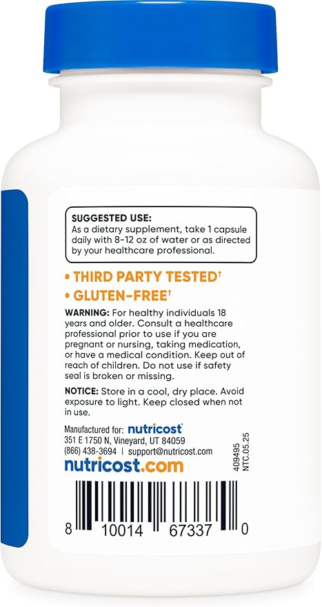 Nutricost Nutricost Nattokinase - Ingredients View