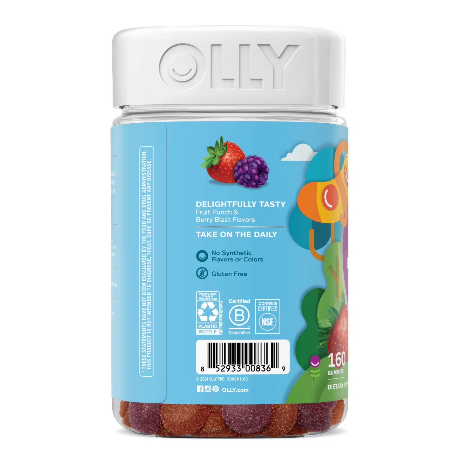Olly OLLY Kids Multivitamin & Probiotic - Ingredients View
