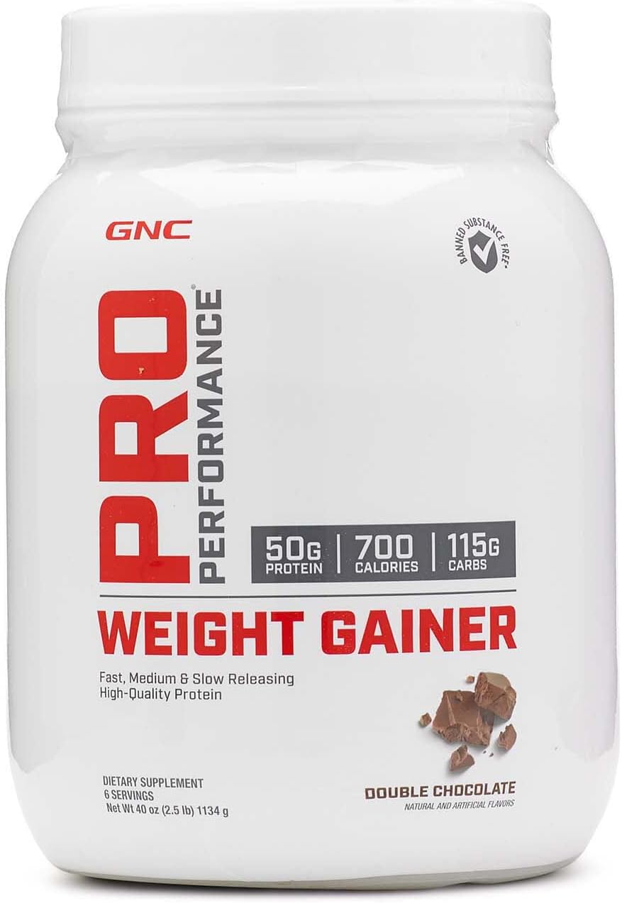GNC Weight Gainer Pro Performance - Back View
